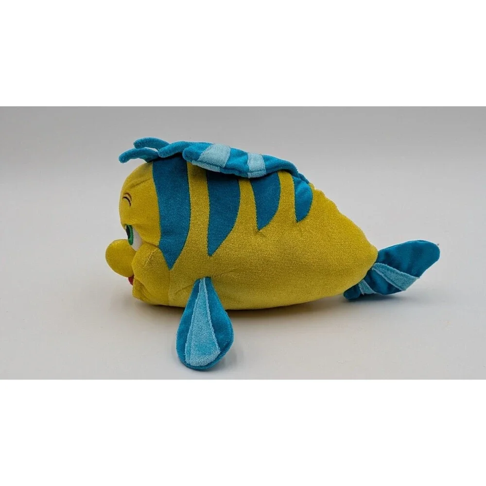 Disney Parks The Little Mermaid Friend Plush Flounder Fish Stuffed Sidekick 9